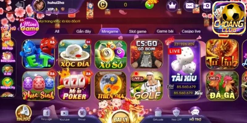 danh sách game Choáng Club không thể bỏ qua